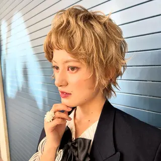 ショート 🤎指名No.1ハイ トーン🤎日向花🤎のヘアスタイル
