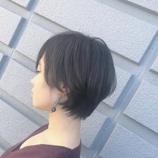 ショート 岸川 恭子のヘアスタイル