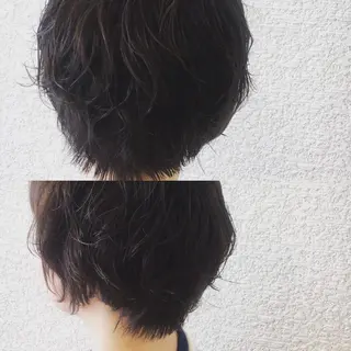 ショート カラー パーマ Link. 中村真穂のマツエク・マツパデザイン
