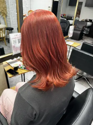 ミディアム カラー 東藤 悠真のヘアスタイル