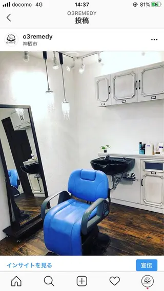 カラー パーマ ヘアアレンジ メンズ o3remedy所属・宇野澤 彩加のエステ・リラクイメージ