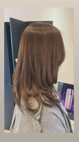 セミロング Cherish宝塚店所属・Cherish 古田 瑞葵のヘアスタイル