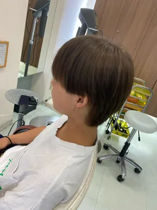 ショート 🫧透明感カラーレイ ヤースタイル松浦元海のヘアスタイル