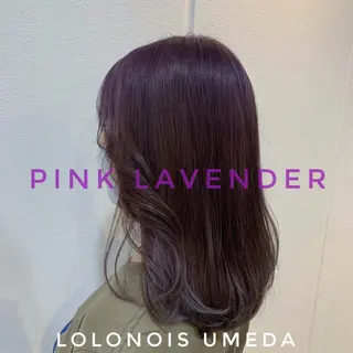 セミロング カラー Lolonois梅田 /Okazaki:)のヘアスタイル