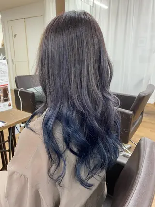 ロング カラー 梅澤 由衣のヘアスタイル