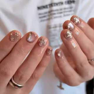 ネイル 🎀 Hiyubi._.nail 🫧所属・🎀フェイ フェイ🫧💗のネイルデザイン