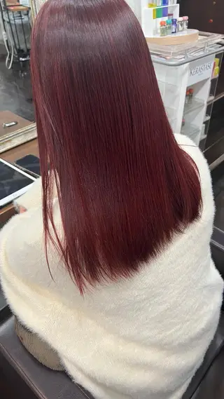 ミディアム 名駅/艶韓国風ヘア miyabiのヘアスタイル