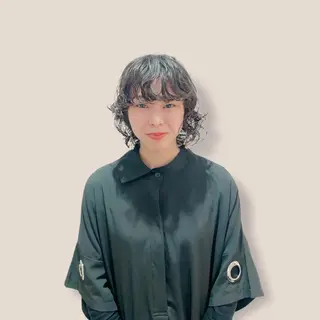 ショート パーマ コクブ アキヨのヘアスタイル