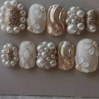 ネイル Bonnal所属・Manamǐ 個性派のネイルデザイン