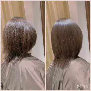 ミディアム カラー 🌸スパ・ヘアカラー ソメソメソメサン🌸のヘアスタイル