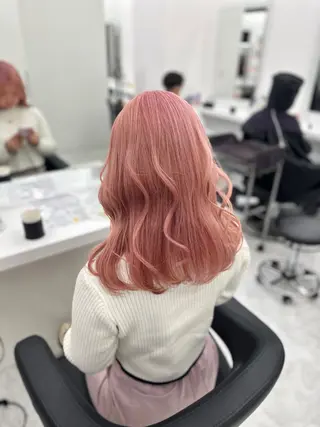 ロング カラー パーマ ヘアアレンジ メンズ ♥️韓国ヘア レイヤー♥️ゆりのヘアスタイル