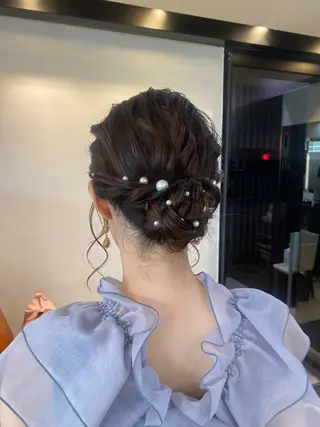 セミロング ヘアアレンジ 石垣廣乃 /Hironoのヘアスタイル