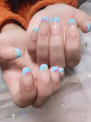 ショート カラー ネイル Nail NaNaのネイルデザイン