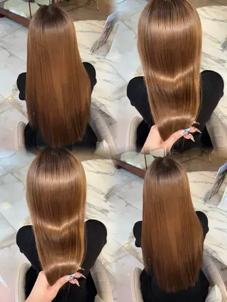 ロング HARUNA/原宿/ デザイン/カットのヘアスタイル