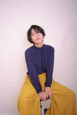 ショート カラー 【ショートスタイル】 志波李空のヘアスタイル