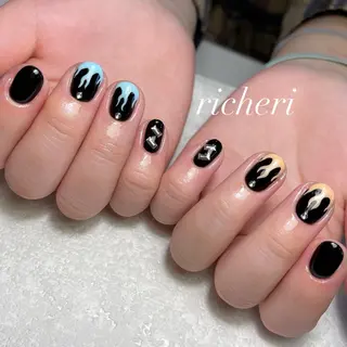 ミディアム ネイル richeri beautyのネイルデザイン