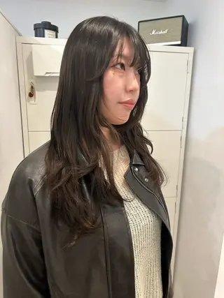 ロング オリーブ/ ナカミネアキナのヘアスタイル