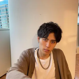 ショート パーマ メンズ シャドウパーマ/縦落 ちパーマ 大久保拓実のヘアスタイル