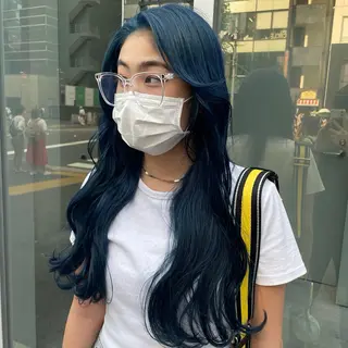 ロング 🦋韓国風カラー🦋 こうせい原宿のヘアスタイル