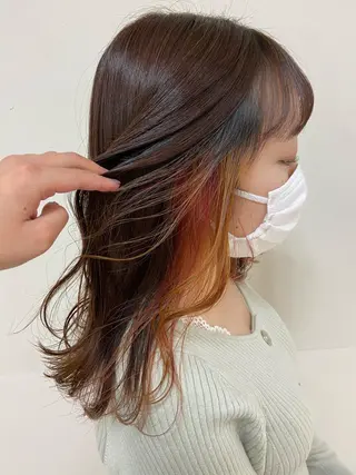 セミロング カラー 【カラーリスト】 Likka.のヘアスタイル