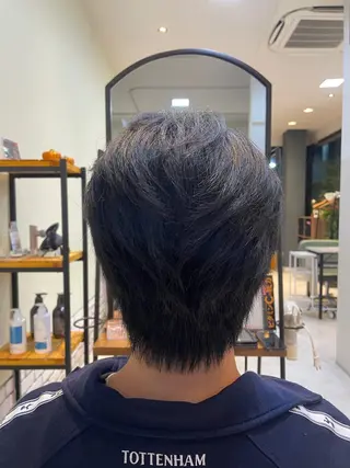 ショート メンズ wakana／ メンズカット／カラーのヘアスタイル