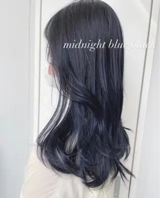 セミロング カラー ワンホン/韓国ヘア 🤍amiのヘアスタイル