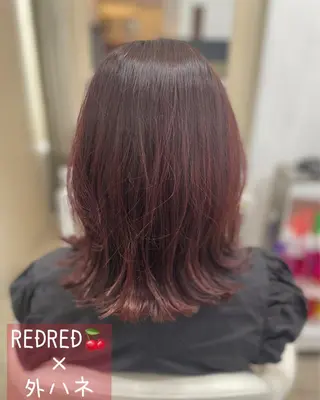 ミディアム カラー いけがみ ゆかなのヘアスタイル