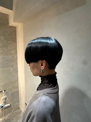 ショート Lond rouge所属・💚銀座/ボブ /縮毛矯正/芦川💚のヘアスタイル