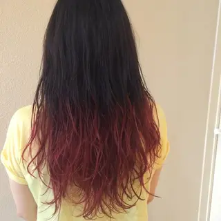 カラー 龍 門のヘアスタイル