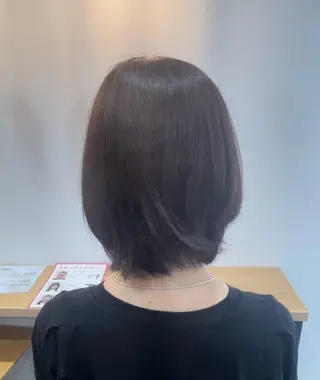 ミディアム カラー 大林 りく　カラーモデルのヘアスタイル