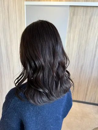 ミディアム 艶髪カラー😊 西久保光✂️のヘアスタイル