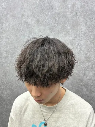 パーマ メンズ 深野 ちさとのヘアスタイル