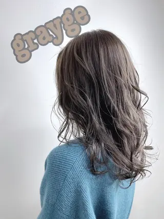 ミディアム カラー AI 高田馬場店のヘアスタイル