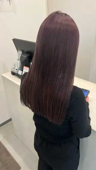 ロング 麻柄 純也のヘアスタイル