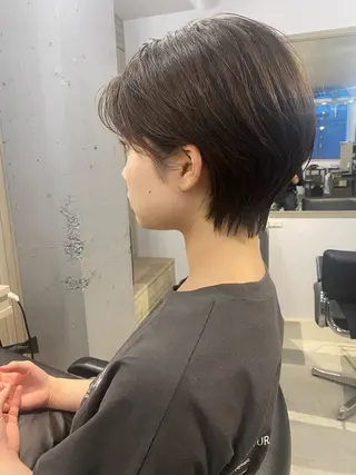 ショート カラー 小顔ショート/ボブ/ 川口京佑のヘアスタイル