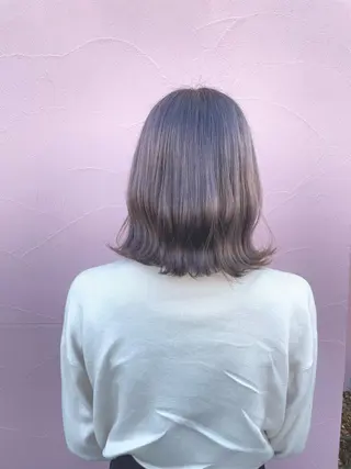 カラー ベージュ/透明感/ 桃子🎀のヘアスタイル