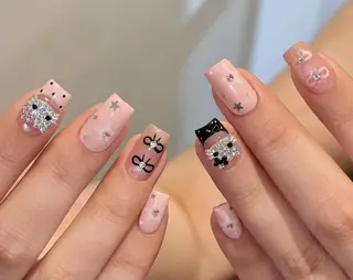 ネイル By moonネイル 🌷ワンホン/韓国風のネイルデザイン