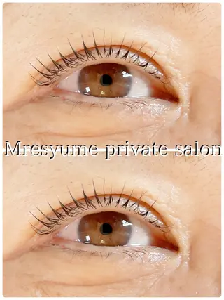 マツエク・マツパ Mresyume MAYUのマツエク・マツパデザイン