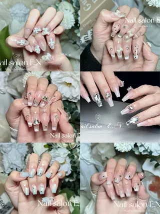 ネイル E.N🦋 長さ出し/持ち込みのネイルデザイン