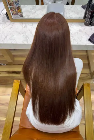 ロング カラー 野中 悠那のヘアスタイル