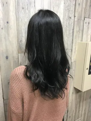 ロング カラー パーマ ヘアアレンジ メンズ キッズ Forest. -髪質改善-のヘアスタイル