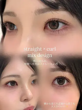 マツエク・マツパ chic ayumiのマツエク・マツパデザイン