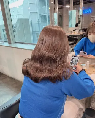 セミロング ARMONY所属・コテ巻き風パーマの神 🌵すぐるのヘアスタイル