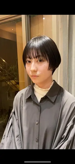 ショート 似合わせカット /パーマ岡本淳平のヘアスタイル