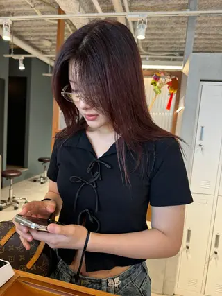 ミディアム 【代表】 辻龍樹のヘアスタイル