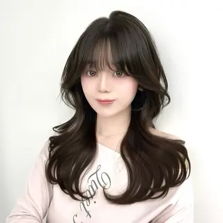 ロング カラー 韓国ヘア🇰🇷× 髪質改善🫧テルのヘアスタイル
