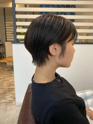 ショート カラー [店長]加地 峻のヘアスタイル