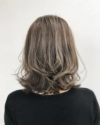 ミディアム カットモデル募集🌈 北千住のヘアスタイル