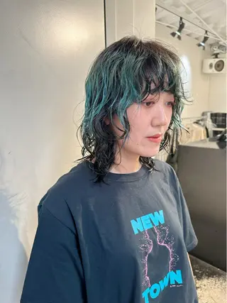 ミディアム カラー レイヤーカット/艶髪 ✨💭KIRARIのヘアスタイル