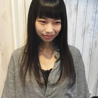 ロング カラー 金崎 新吾のヘアスタイル